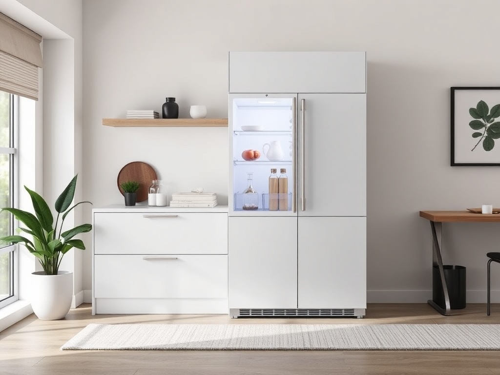 Fridge Sleek Minimalist Fridge Ideas: Elevate Your Space with ...